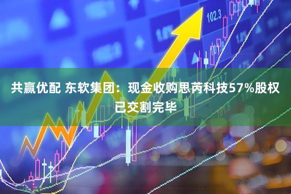 共赢优配 东软集团：现金收购思芮科技57%股权已交割完毕
