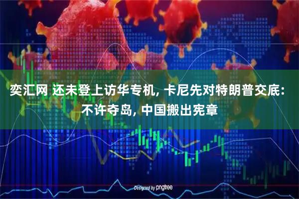 奕汇网 还未登上访华专机, 卡尼先对特朗普交底: 不许夺岛, 中国搬出宪章